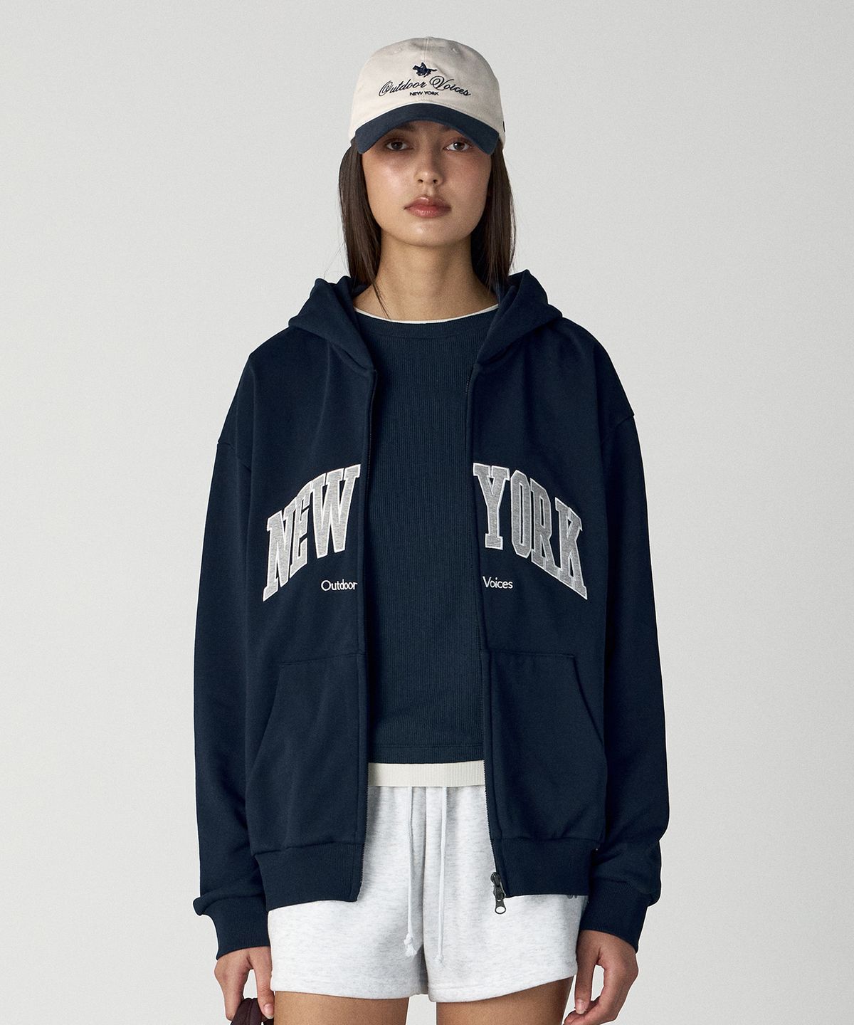 아웃도어 보이스(OUTDOOR VOICES) HORSE RIDING CLUB BALL CAP (IVORY)