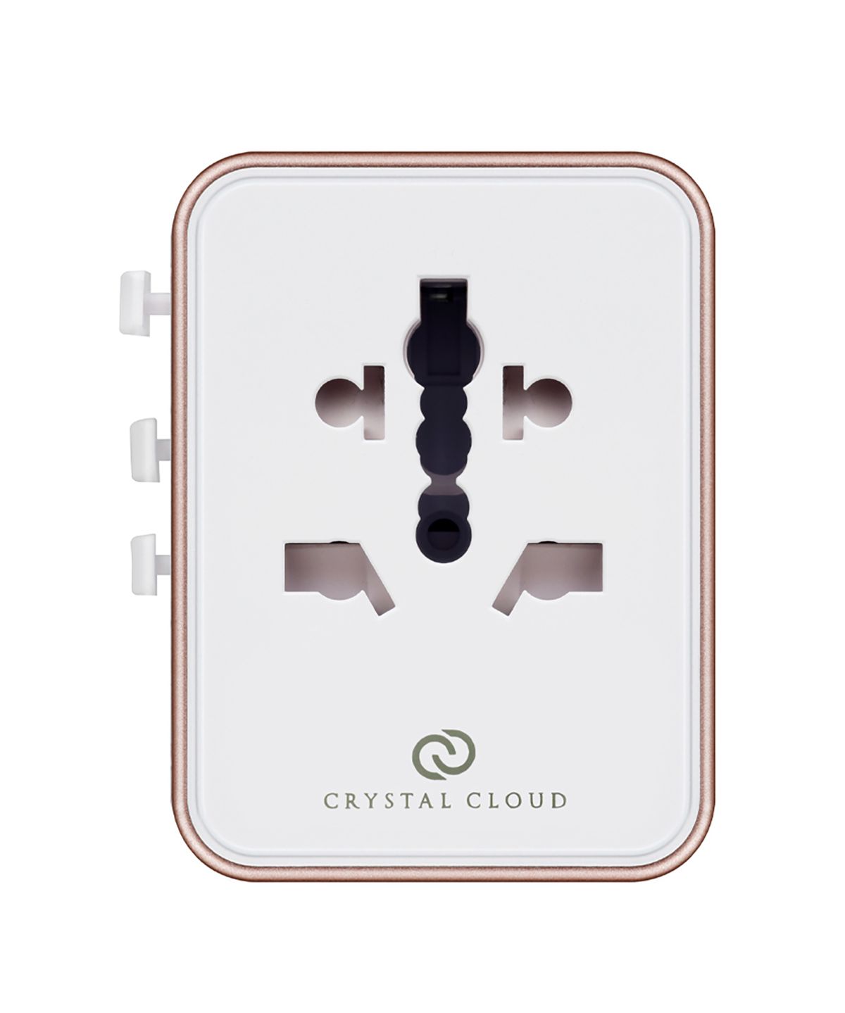크리스탈클라우드(CRYSTAL CLOUD) 5포트 PD 45W GaN 여행용 멀티탭 멀티어댑터 해외 3AC소켓