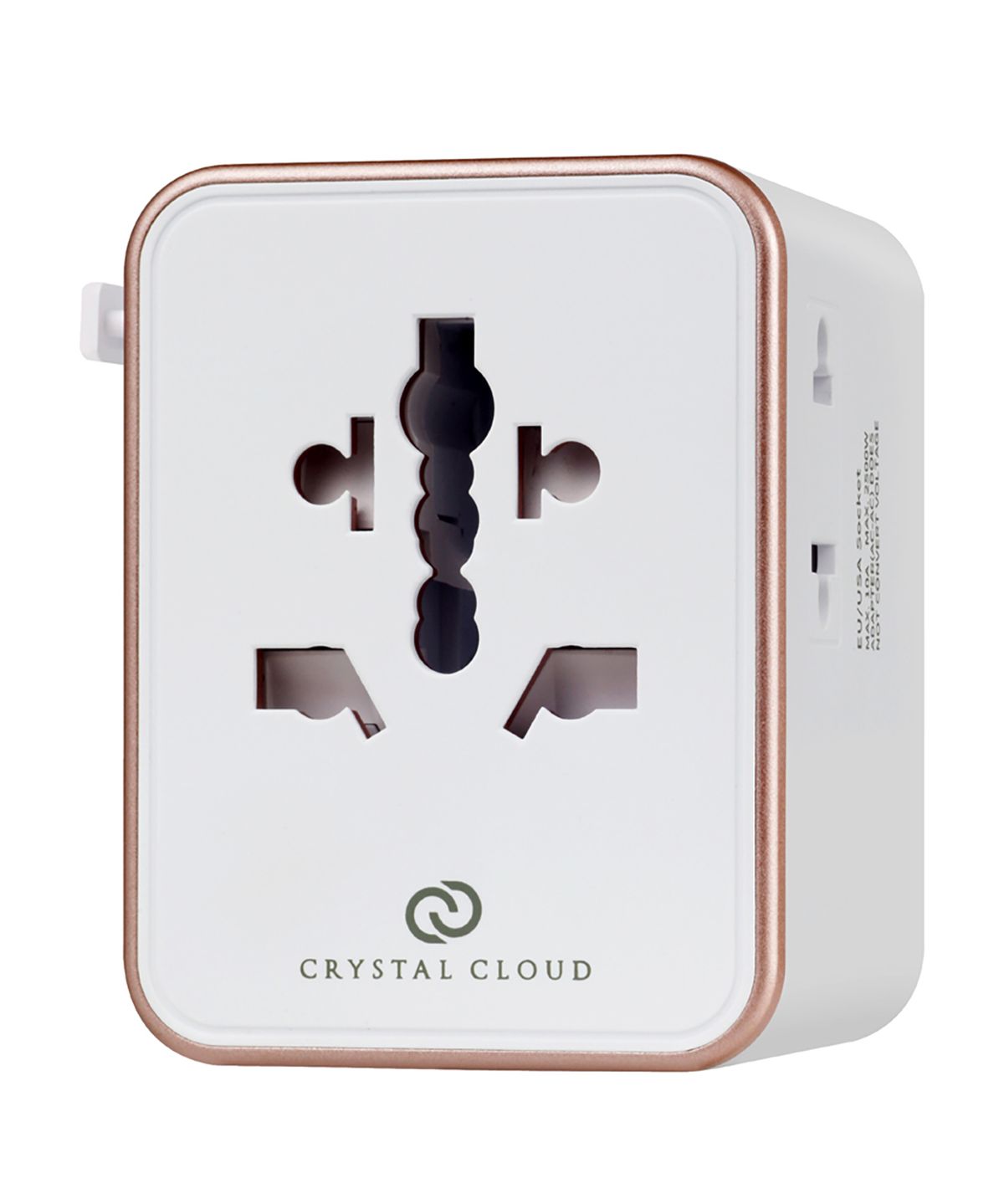 크리스탈클라우드(CRYSTAL CLOUD) 5포트 PD 45W GaN 여행용 멀티탭 멀티어댑터 해외 3AC소켓