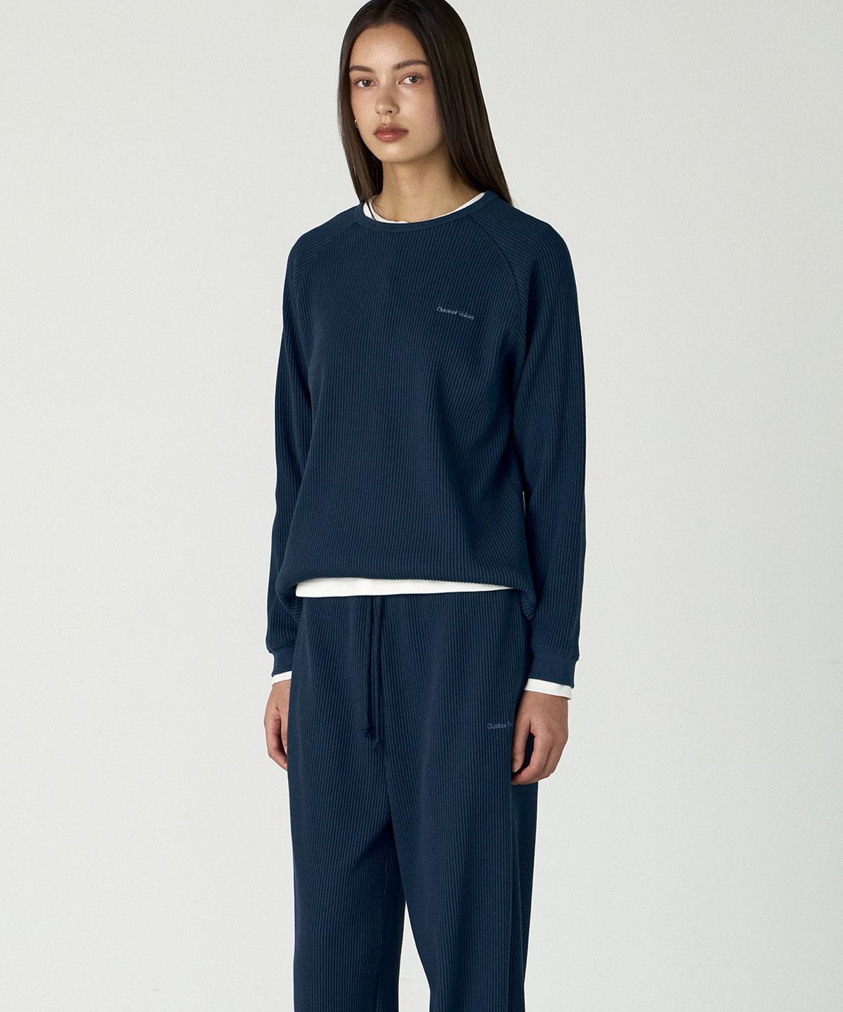 아웃도어 보이스(OUTDOOR VOICES) (W)WAFFLE LOUNGE PANTS (NAVY)