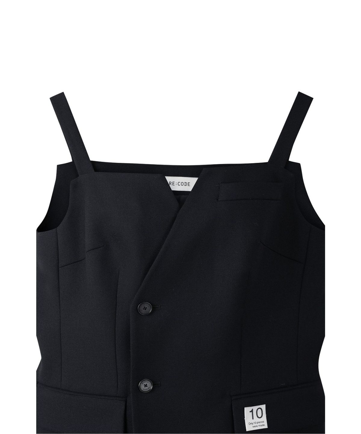 래코드(RECODE) Jacket Mix Sleeveless Vest RQVAA26500NYX
