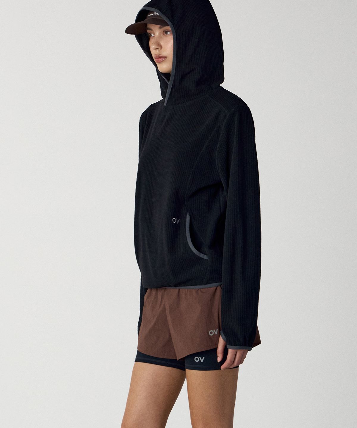 아웃도어 보이스(OUTDOOR VOICES) Technol-OV™ RACE SHORTS (BROWN)