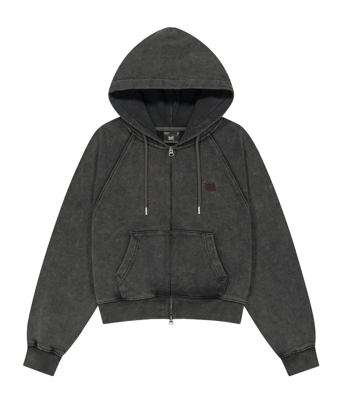 브라운브레스(BROWNBREATH) W TAG DIRTY HOOD ZIP UP  (3colors)