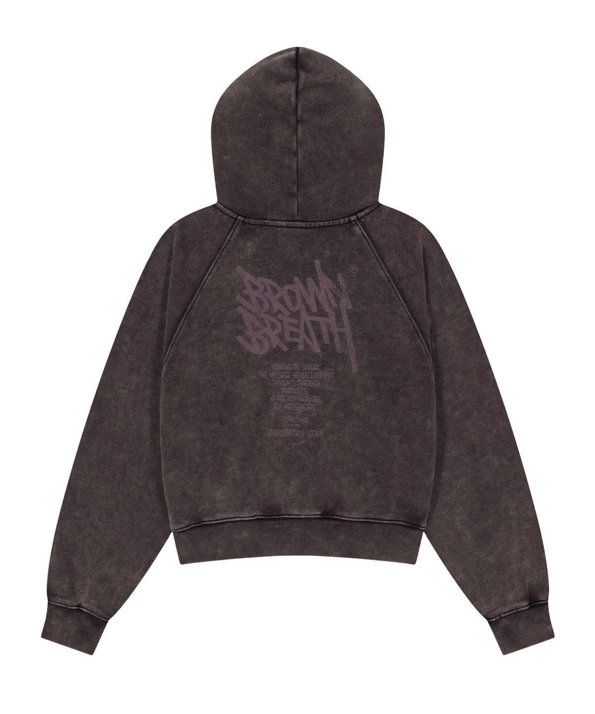 브라운브레스(BROWNBREATH) W TAG DIRTY HOOD ZIP UP  (3colors)