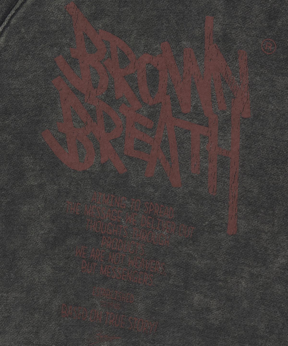 브라운브레스(BROWNBREATH) W TAG DIRTY HOOD ZIP UP  (3colors)