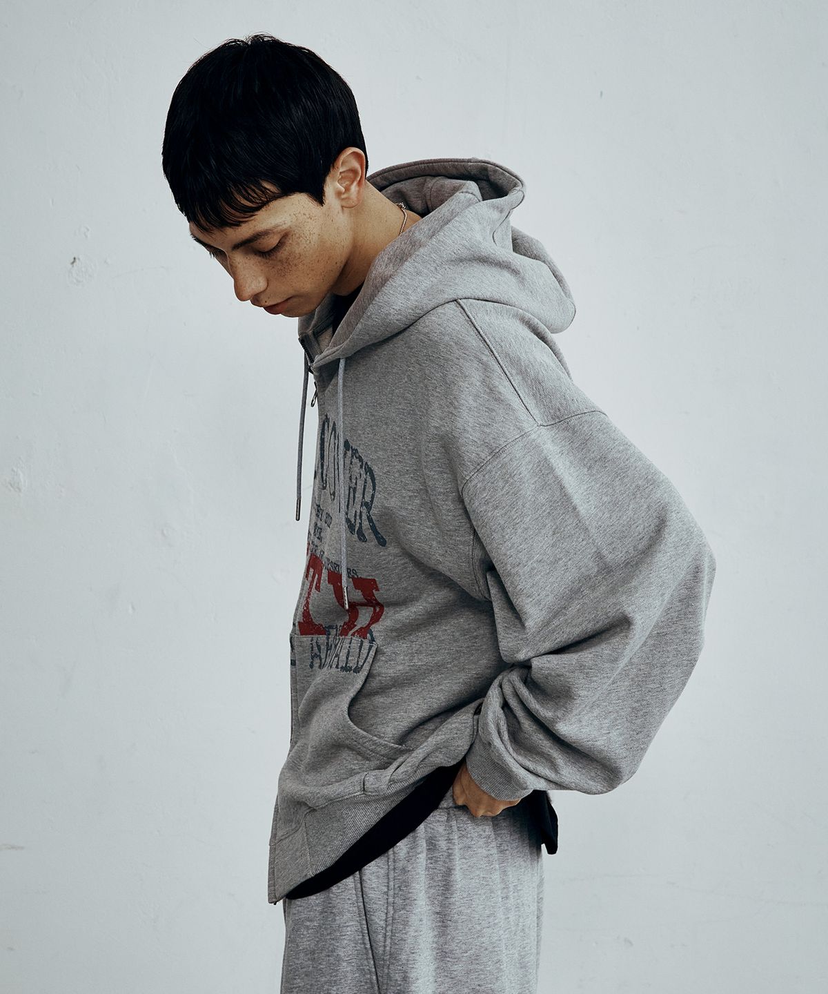 브라운브레스(BROWNBREATH) BB LOGO VINTAGE CRUSH HOOD ZIP UP (2colors)