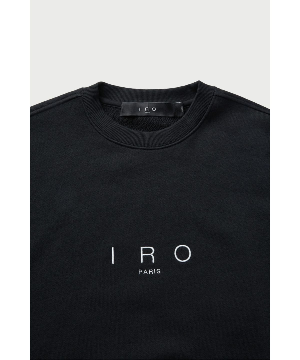 이로(IRO) Flacon 베이직 로고자수 스웨트셔츠 IQTSX26752BKX