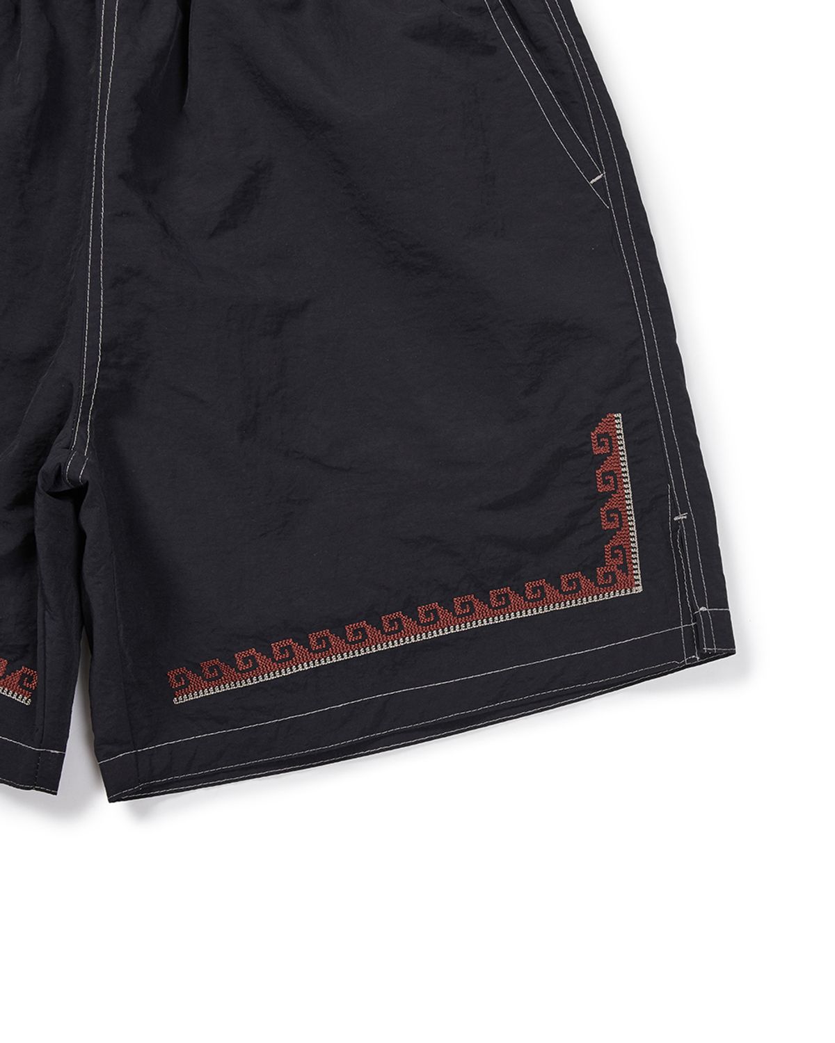 카락터(KARACTOR) Marina stripe shorts / Black