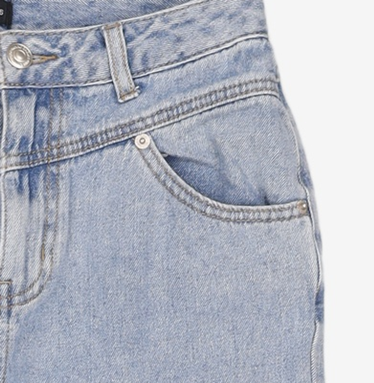 미쏘(MIXXO) 넓은일자핏 데님 MIWTJC428J 26