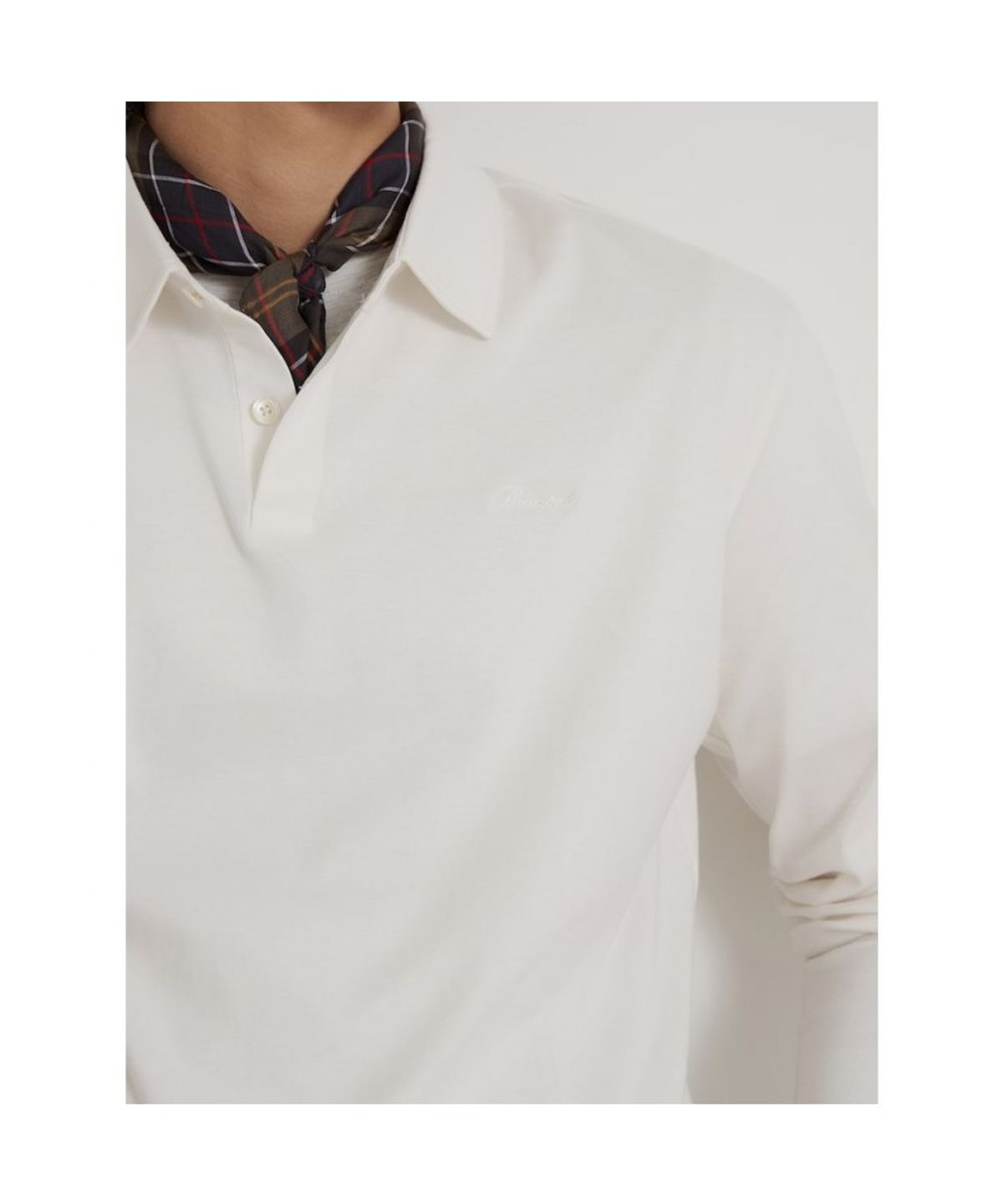 빈폴 멘(BEANPOLE MEN) 프리미엄 플로우 칼라넥 티셔츠  화이트