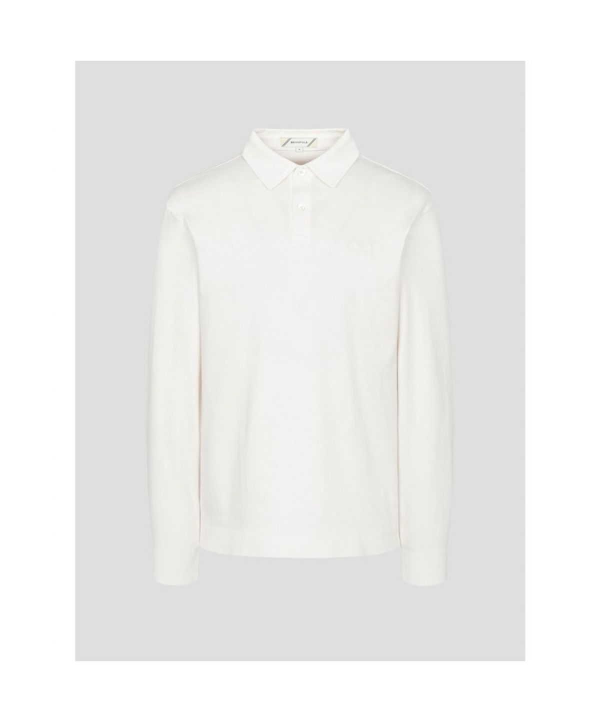 빈폴 멘(BEANPOLE MEN) 프리미엄 플로우 칼라넥 티셔츠  화이트