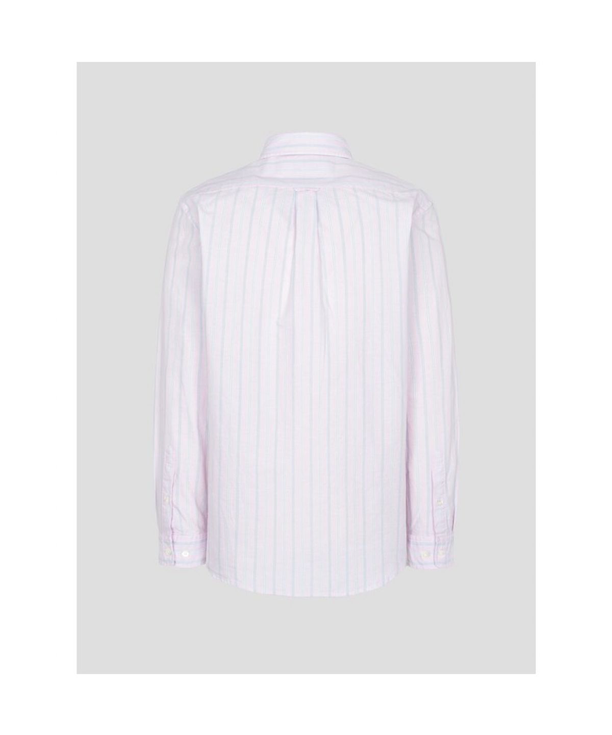 빈폴 멘(BEANPOLE MEN) 옥스퍼드 변형 스트라이프 셔츠  핑크