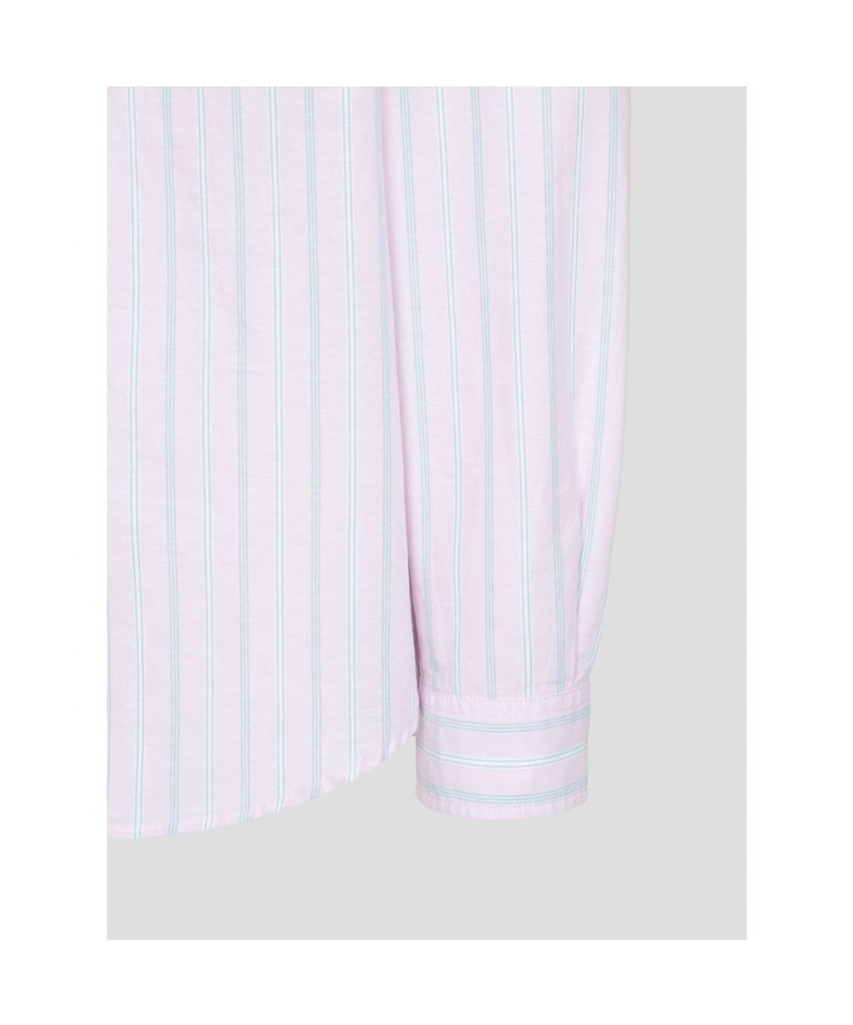 빈폴 멘(BEANPOLE MEN) 옥스퍼드 변형 스트라이프 셔츠  핑크