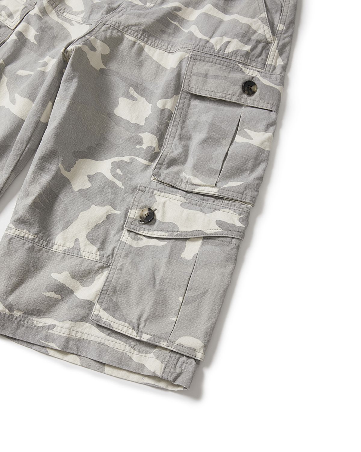 카락터(KARACTOR) Wanderer cargo bermuda pants / Stone camo