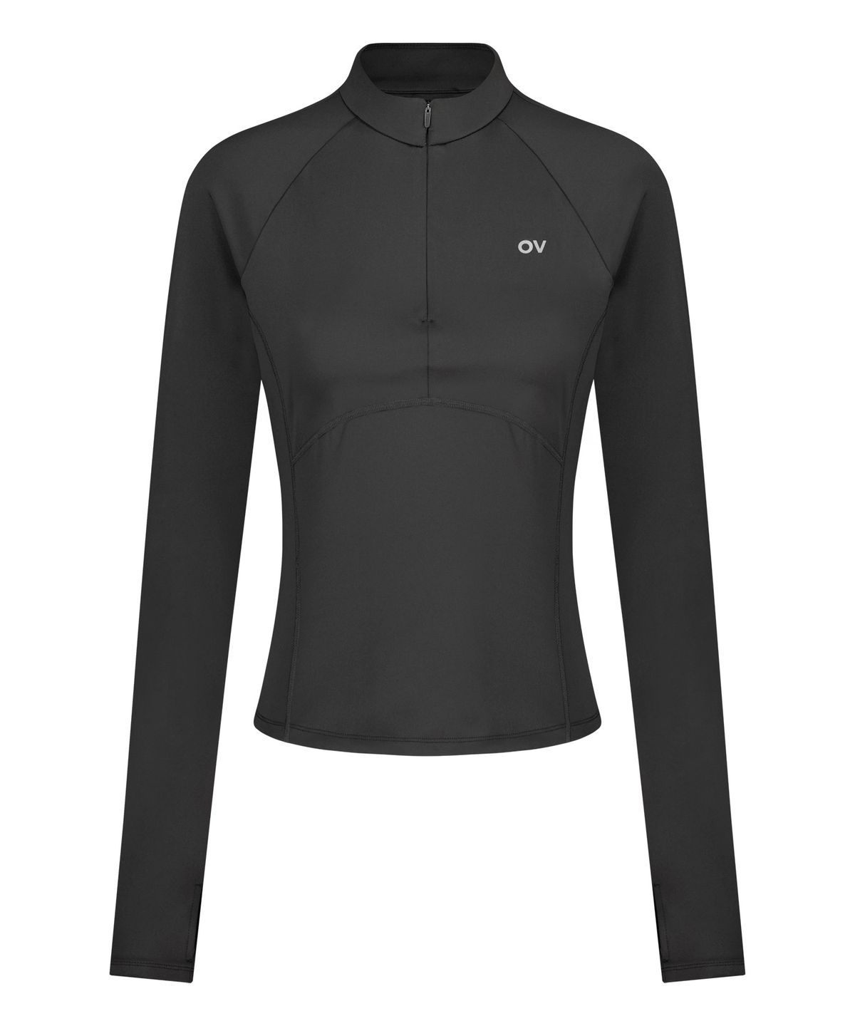 아웃도어 보이스(OUTDOOR VOICES) (W)Technol-OV COMFY FLEX HALF ZIP UP (BLACK)