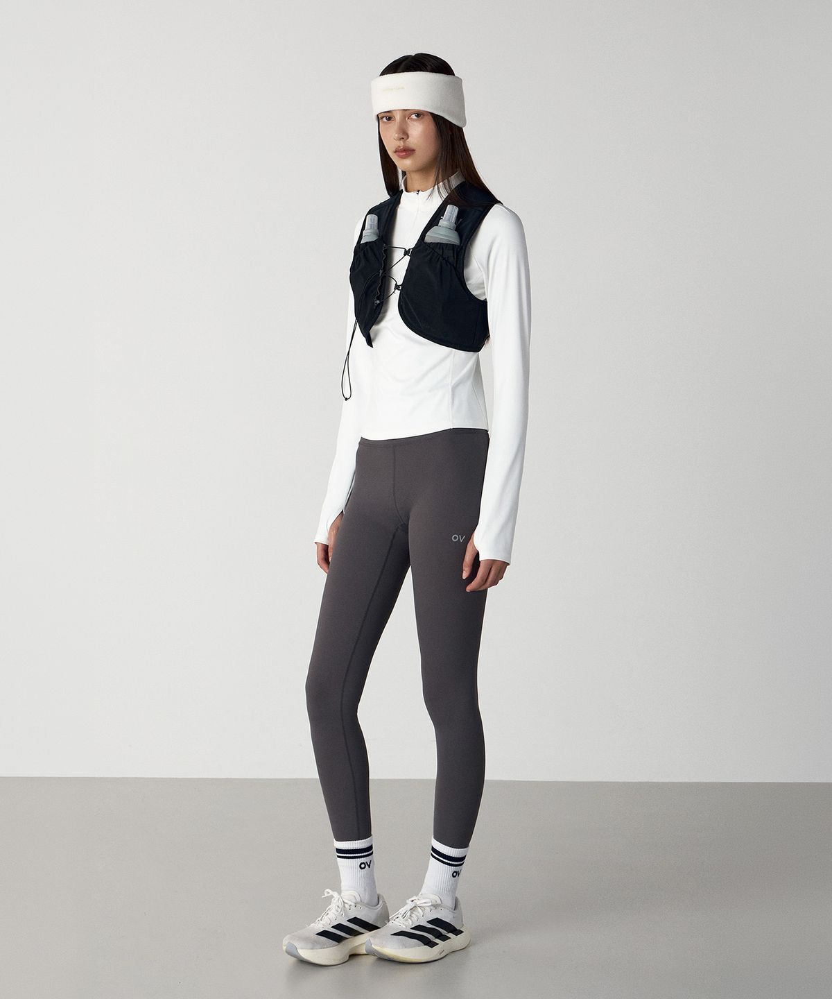 아웃도어 보이스(OUTDOOR VOICES) (W)Technol-OV COMFY FLEX HALF ZIP UP (OFF WHITE)
