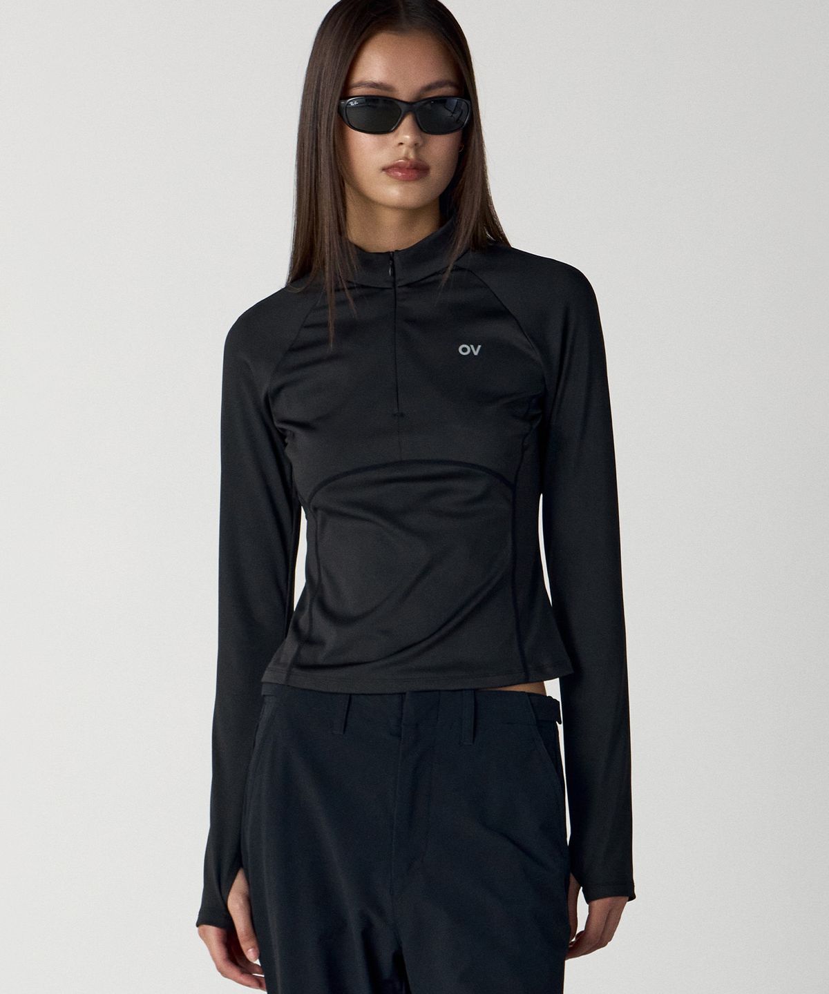 아웃도어 보이스(OUTDOOR VOICES) (W)Technol-OV COMFY FLEX HALF ZIP UP (OFF WHITE)