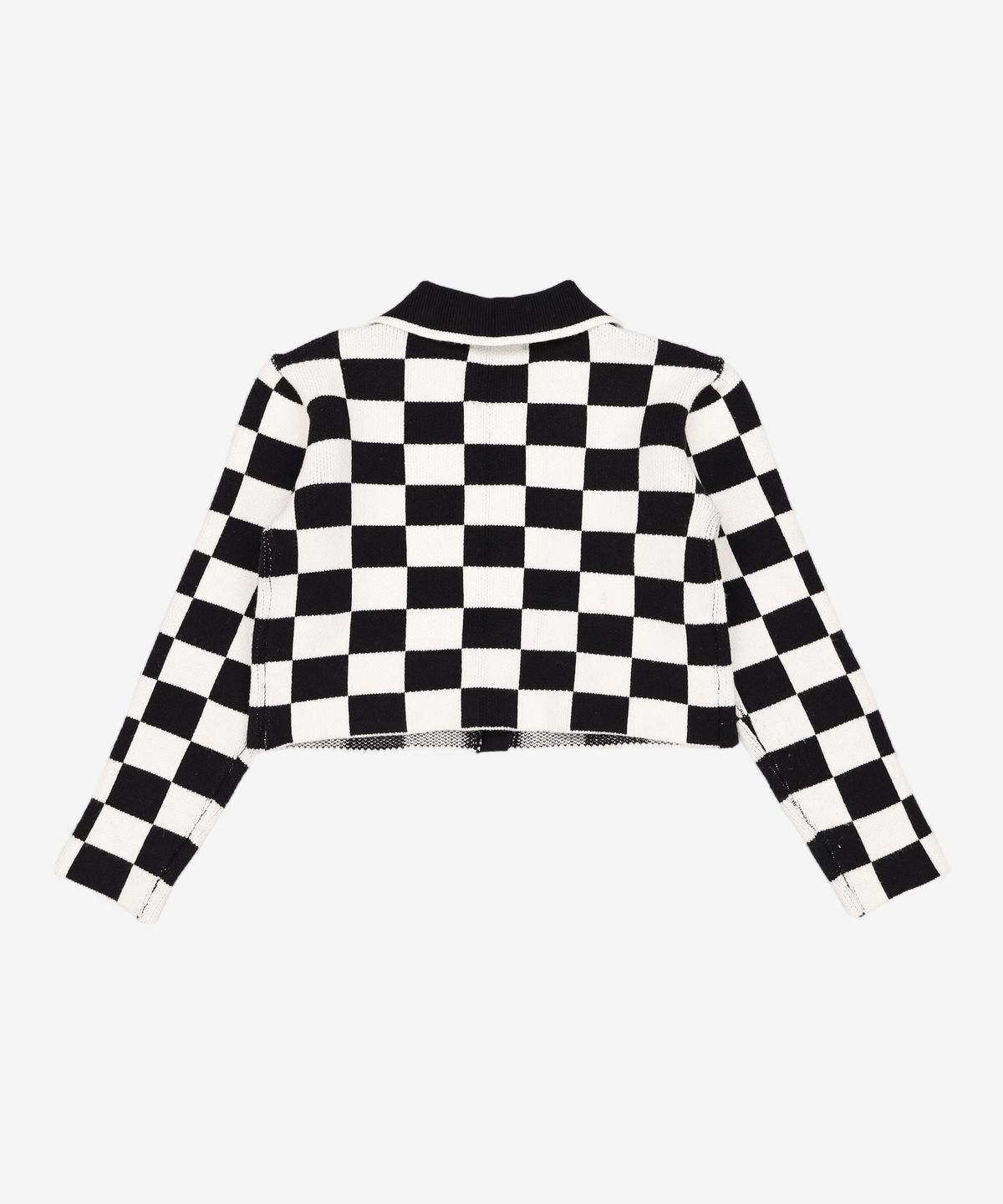 미쏘(MIXXO) 카라넥 체크 가디건 MIWCKCV25T S