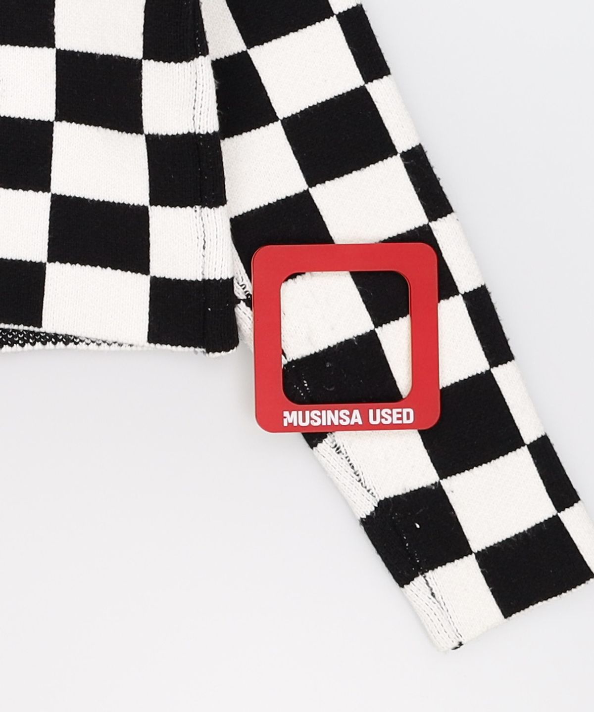 미쏘(MIXXO) 카라넥 체크 가디건 MIWCKCV25T S