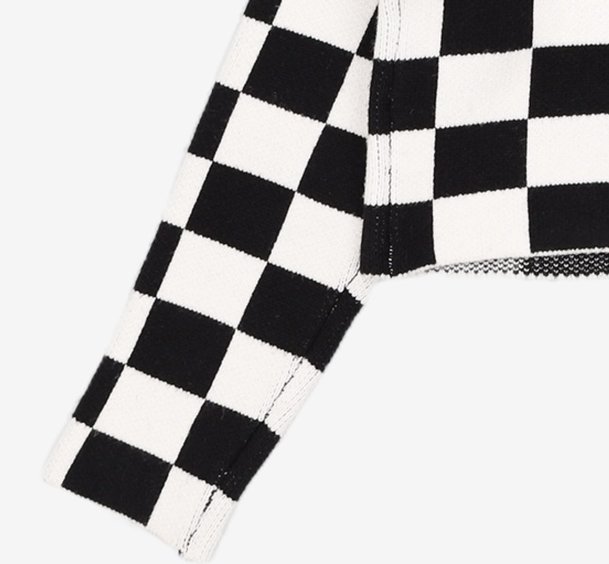 미쏘(MIXXO) 카라넥 체크 가디건 MIWCKCV25T S