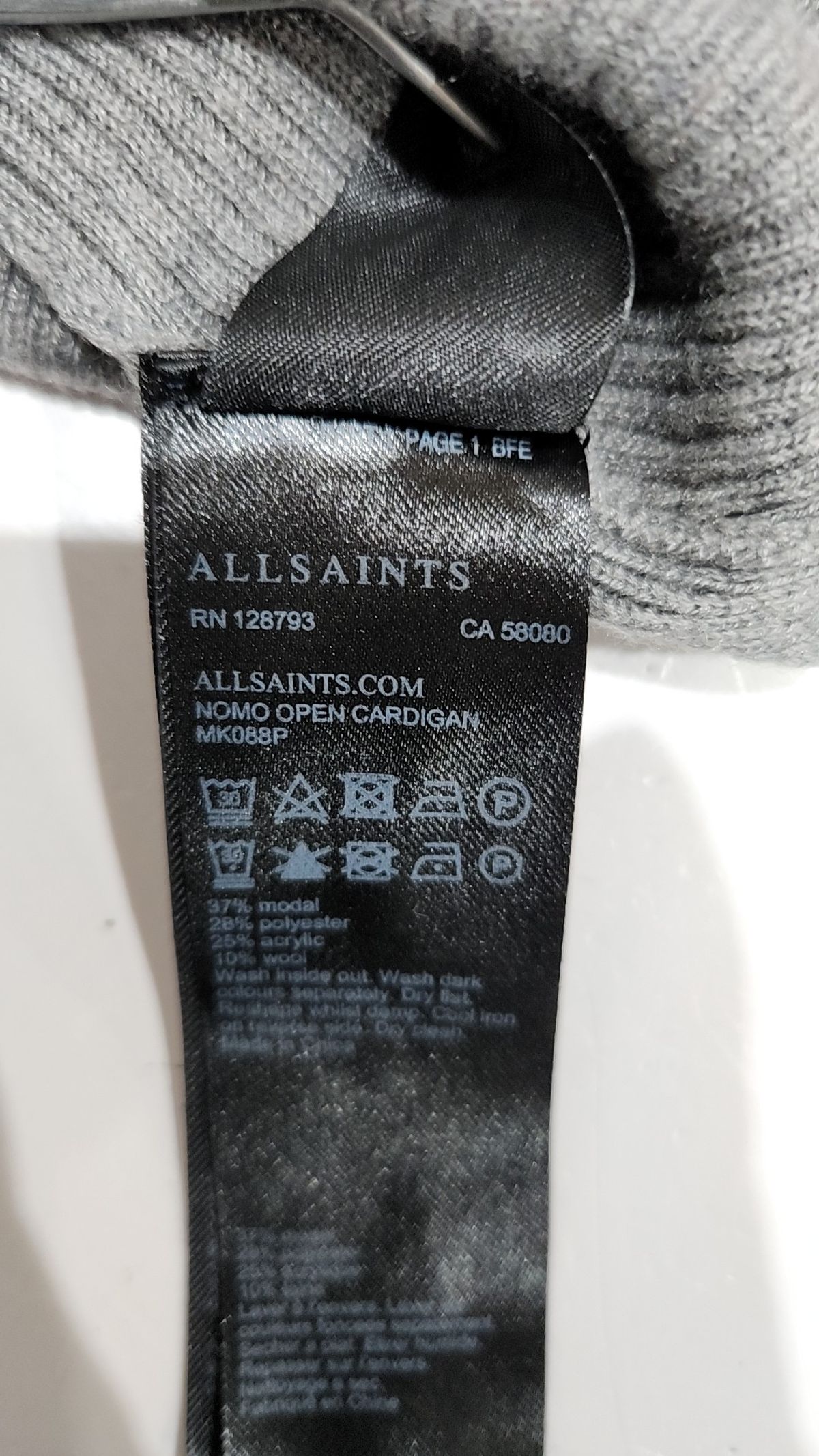올세인츠(ALLSAINTS) 카디건 L