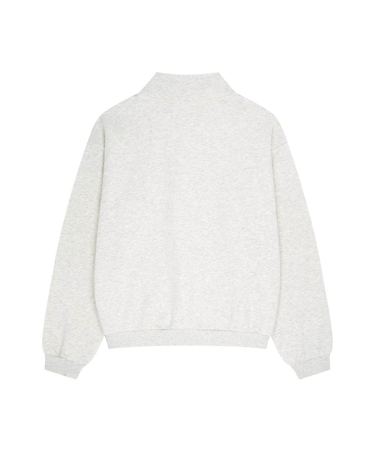 아웃도어 보이스(OUTDOOR VOICES) ARCH LOGO QUARTER ZIP SWEATSHIRT (OATMEAL)
