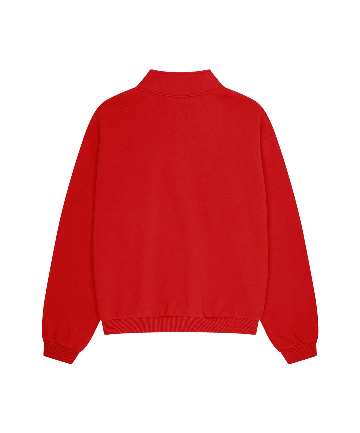 아웃도어 보이스(OUTDOOR VOICES) OV LOGO QUARTER ZIP SWEATSHIRT (RED)