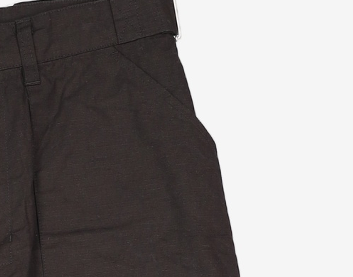 해칭룸(HATCHINGROOM) Fatigue Over Pants Ripstop Black Camo 2