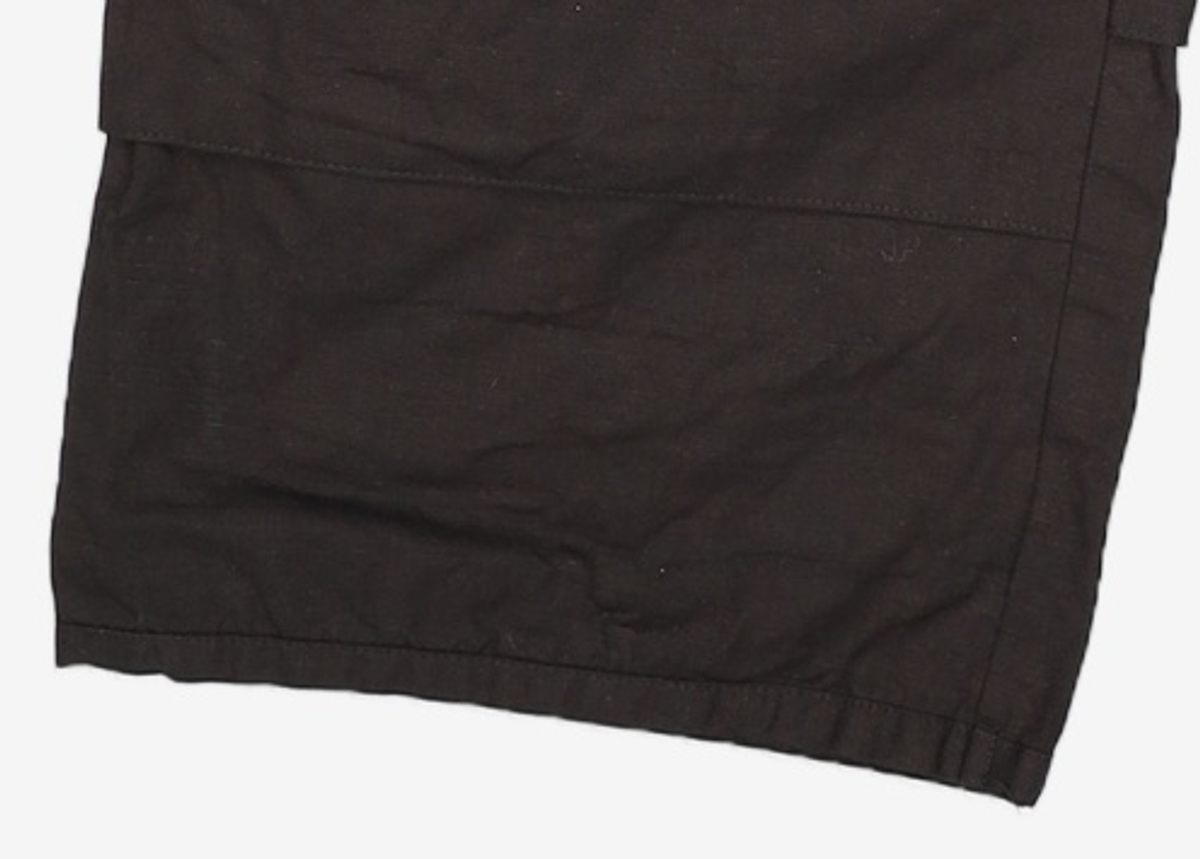 해칭룸(HATCHINGROOM) Fatigue Over Pants Ripstop Black Camo 2