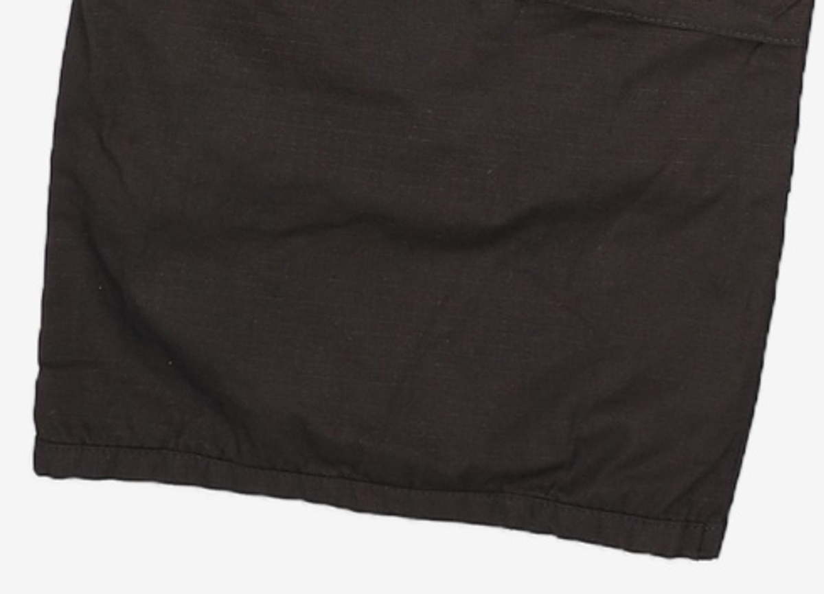 해칭룸(HATCHINGROOM) Fatigue Over Pants Ripstop Black Camo 2