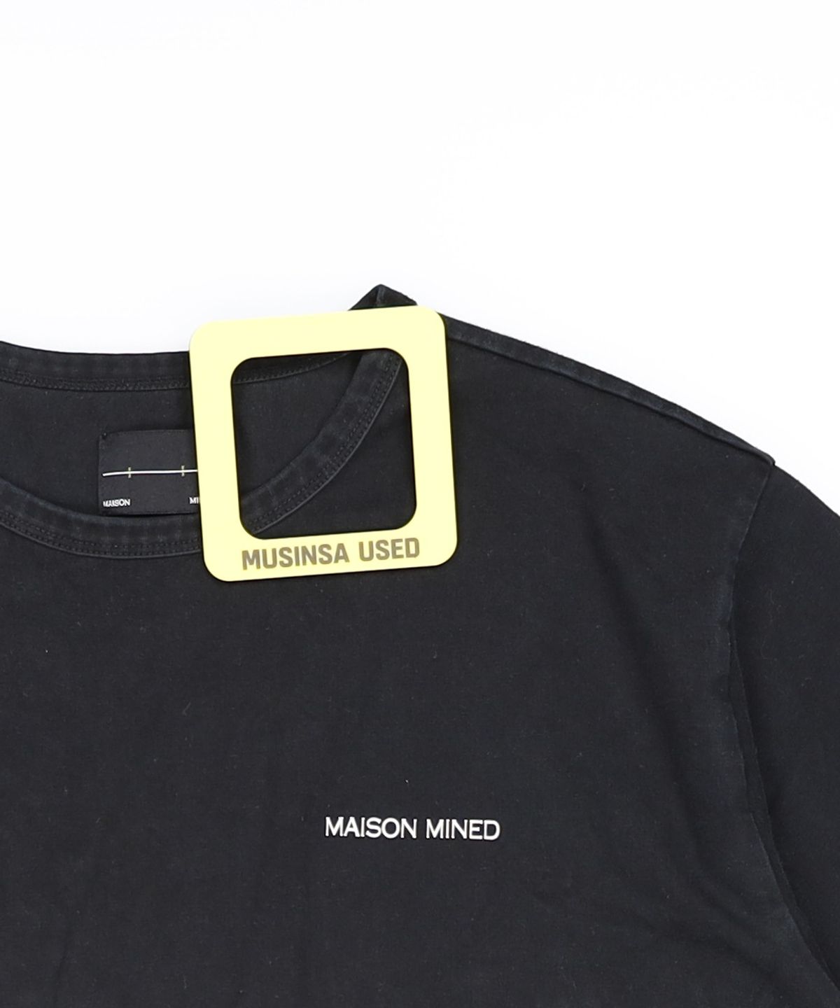 메종미네드(MAISON MINED) [2PACK] SMALL LOGO HALF SLEEVE L