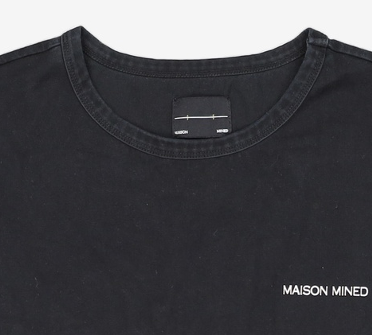 메종미네드(MAISON MINED) [2PACK] SMALL LOGO HALF SLEEVE L