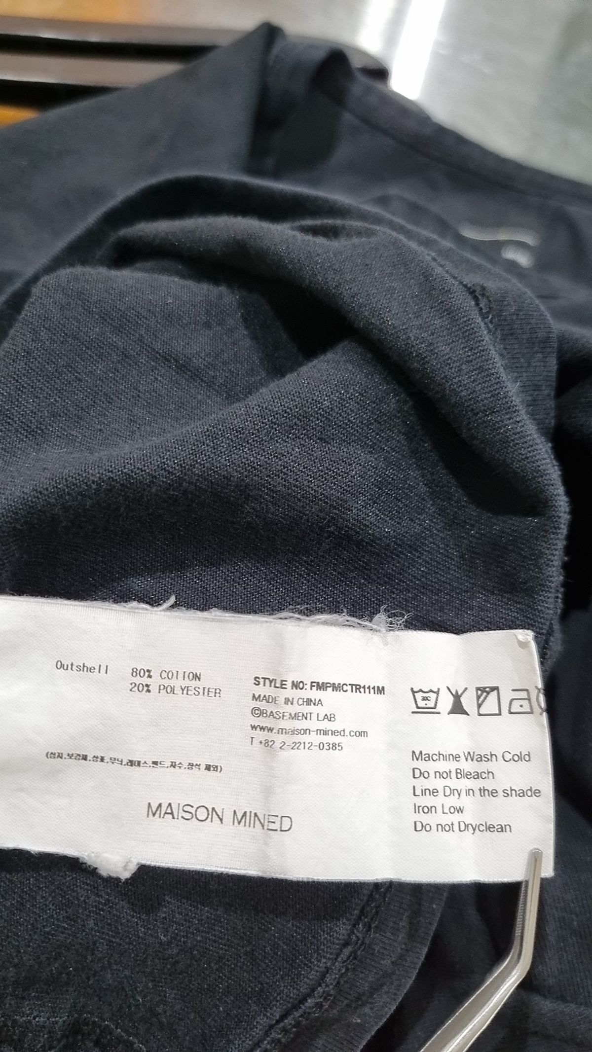 메종미네드(MAISON MINED) [2PACK] SMALL LOGO HALF SLEEVE L
