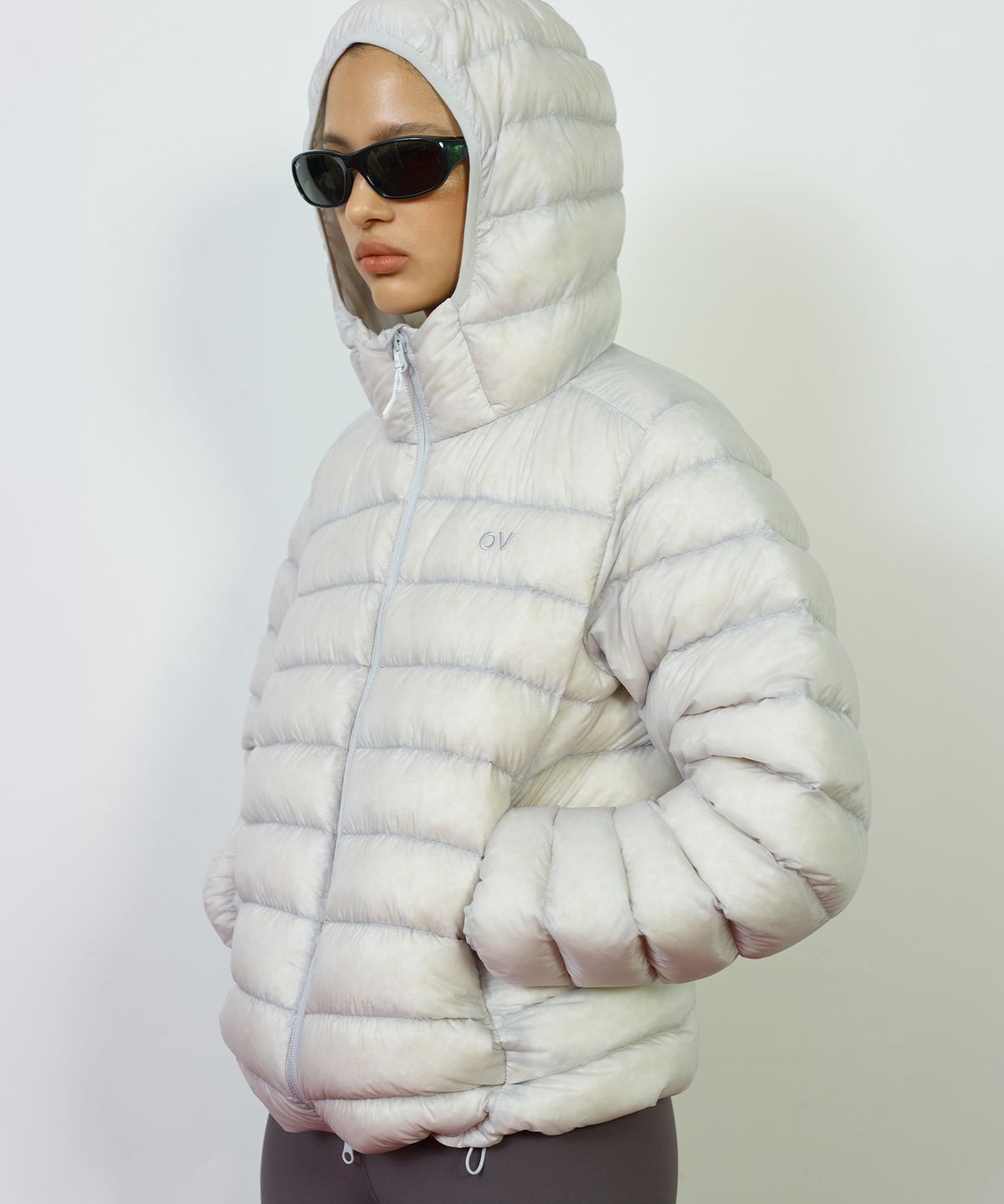 아웃도어 보이스(OUTDOOR VOICES) Technol-OV ULTRA LIGHTWEIGHT DOWN JACKET (LIGHT GRAY)