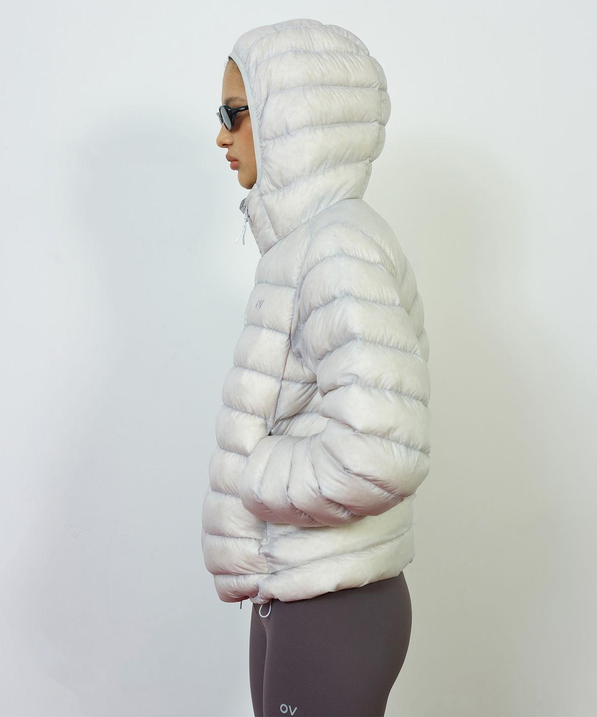 아웃도어 보이스(OUTDOOR VOICES) Technol-OV ULTRA LIGHTWEIGHT DOWN JACKET (LIGHT GRAY)