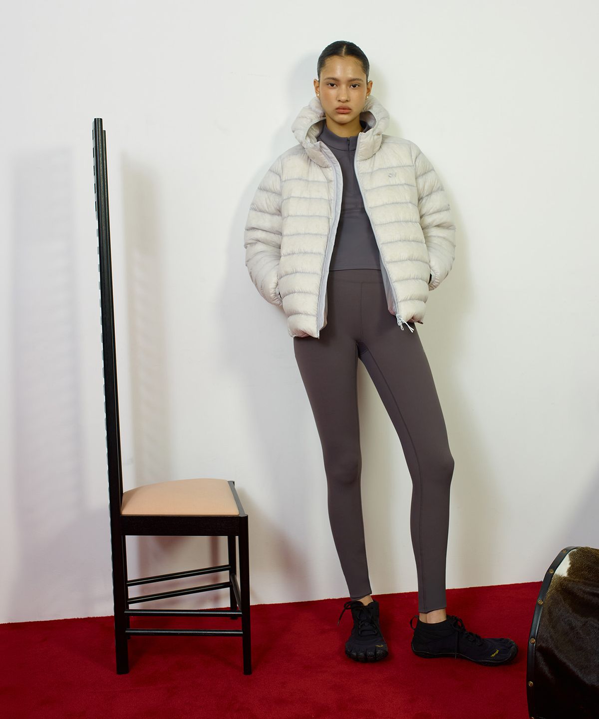 아웃도어 보이스(OUTDOOR VOICES) Technol-OV ULTRA LIGHTWEIGHT DOWN JACKET (LIGHT GRAY)