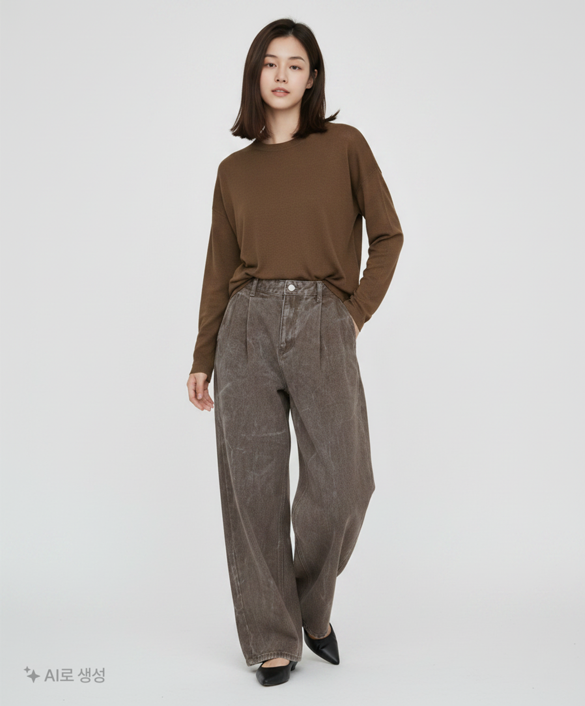 드로우핏 우먼(DRAWFIT WOMEN) 청/데님 팬츠 L