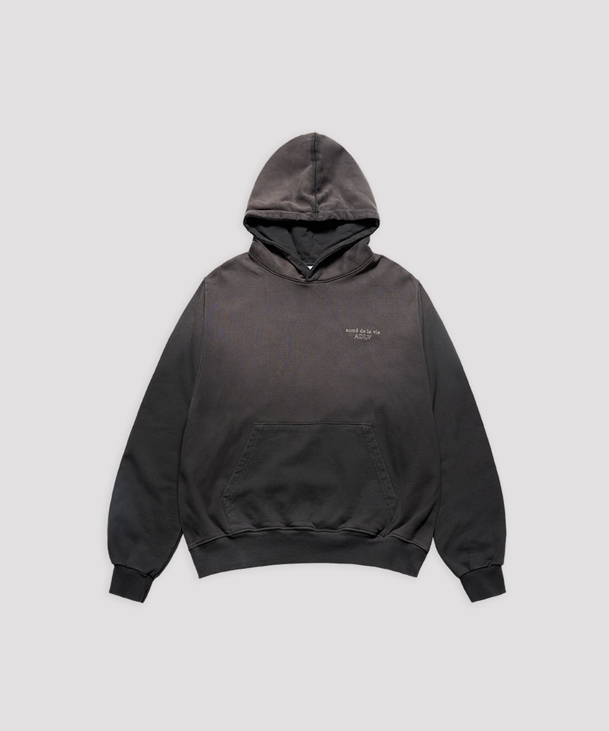 아크메드라비(ACME DE LA VIE) LASER BORDER LINE BASIC LOGO WASHING HOODIE
