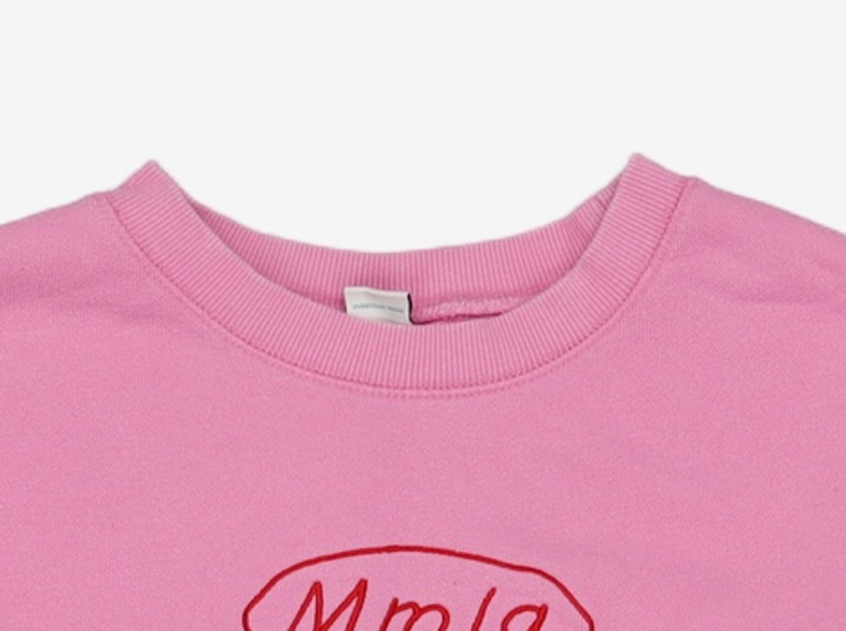 엠엠엘지(MMLG) [Mmlg] DOODLE MG SWEAT (MARKER PINK) S