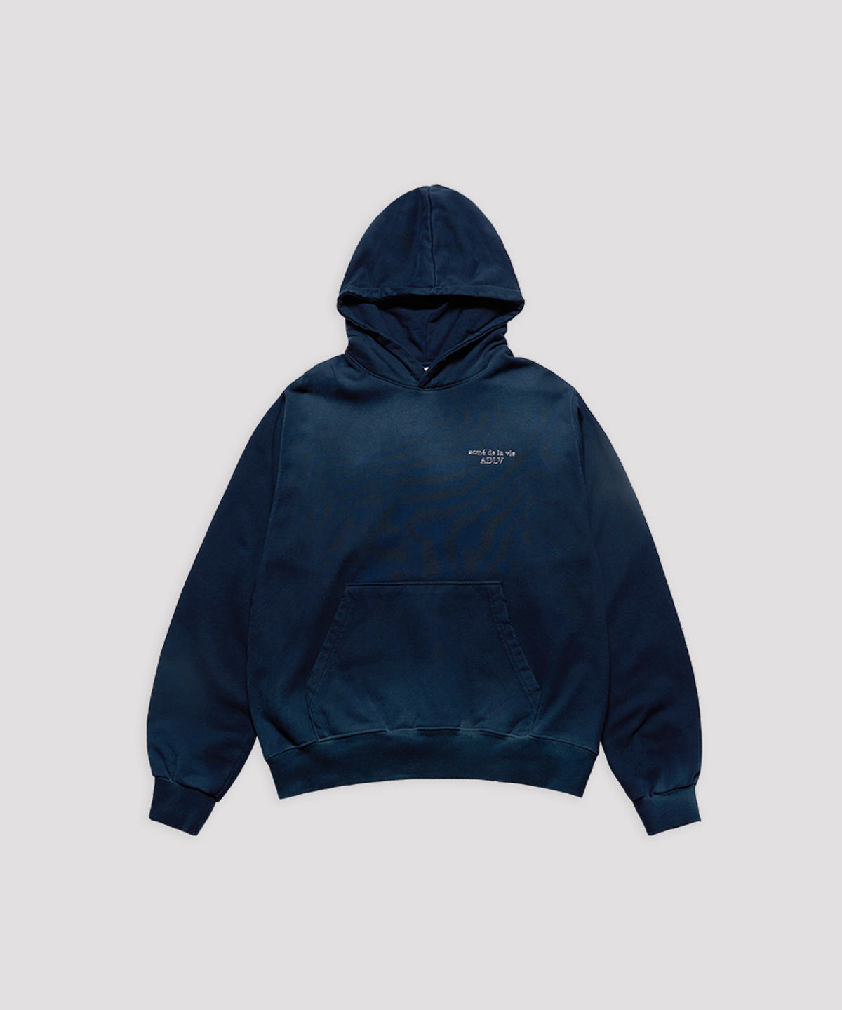아크메드라비(ACME DE LA VIE) SPRAY BORDER LINE BASIC LOGO WASHING HOODIE