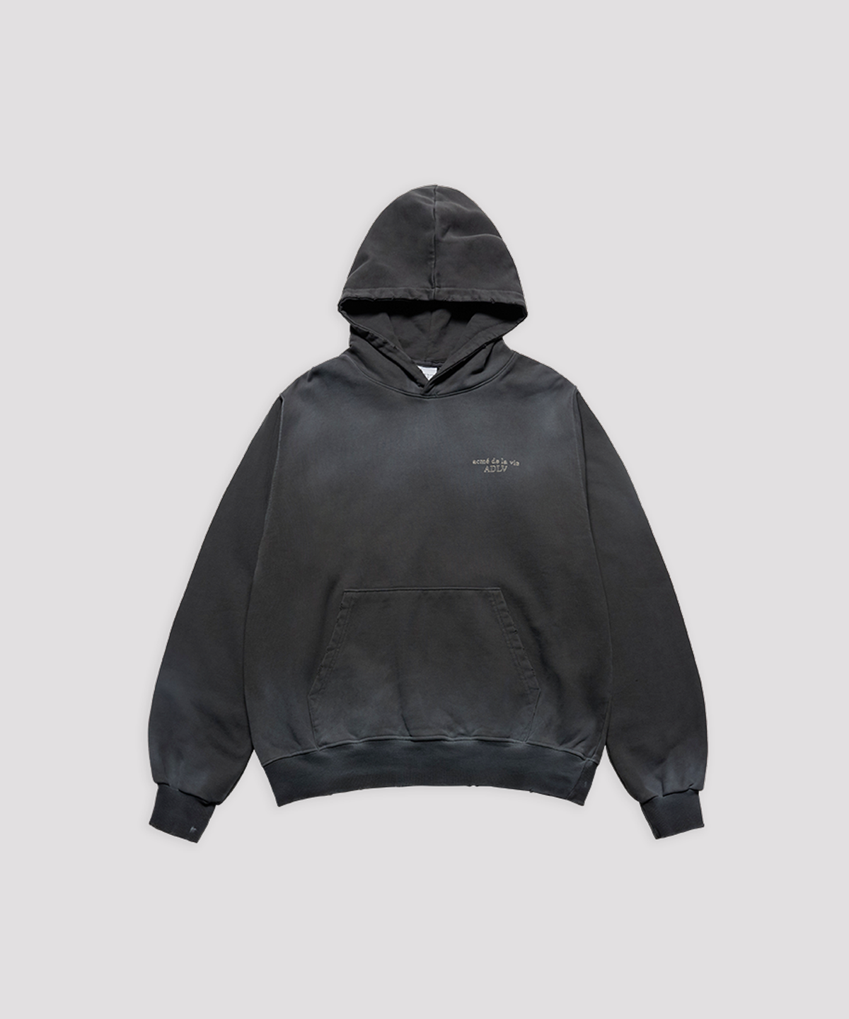 아크메드라비(ACME DE LA VIE) SPRAY BORDER LINE BASIC LOGO WASHING HOODIE