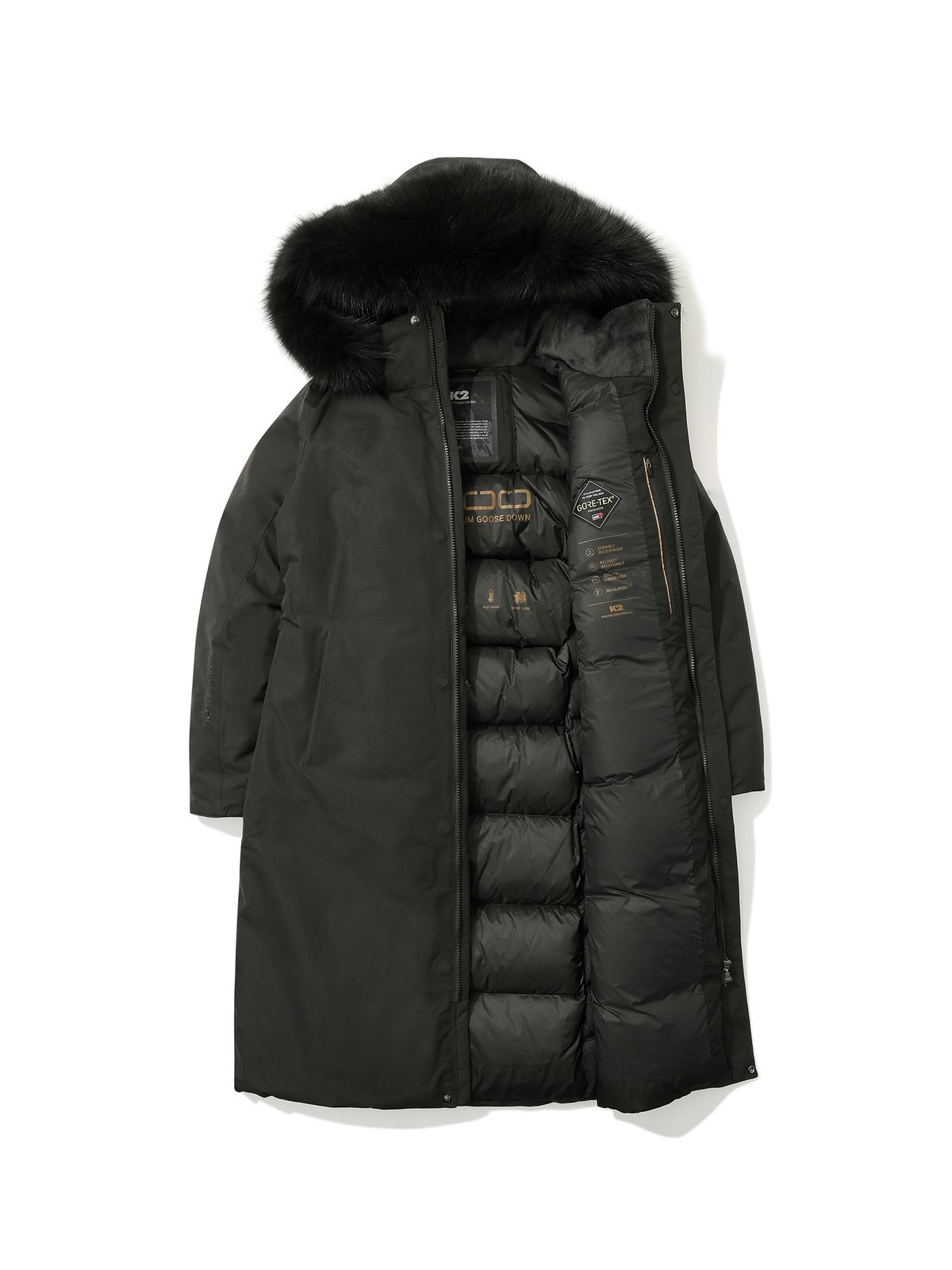 케이투(K2) G900 트리니티(TRINITY) 고어 다운 W_CHARCOAL GREY