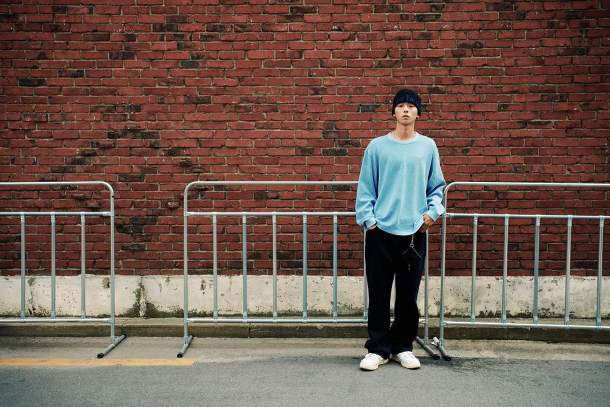 아크메드라비(ACME DE LA VIE) WAFFLE WASHING LONG SLEEVE T-SHIRT