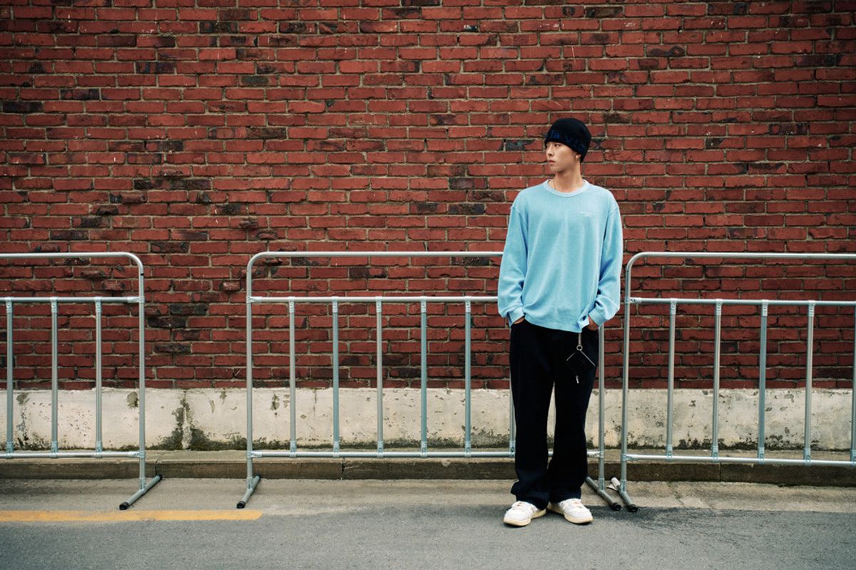 아크메드라비(ACME DE LA VIE) WAFFLE WASHING LONG SLEEVE T-SHIRT