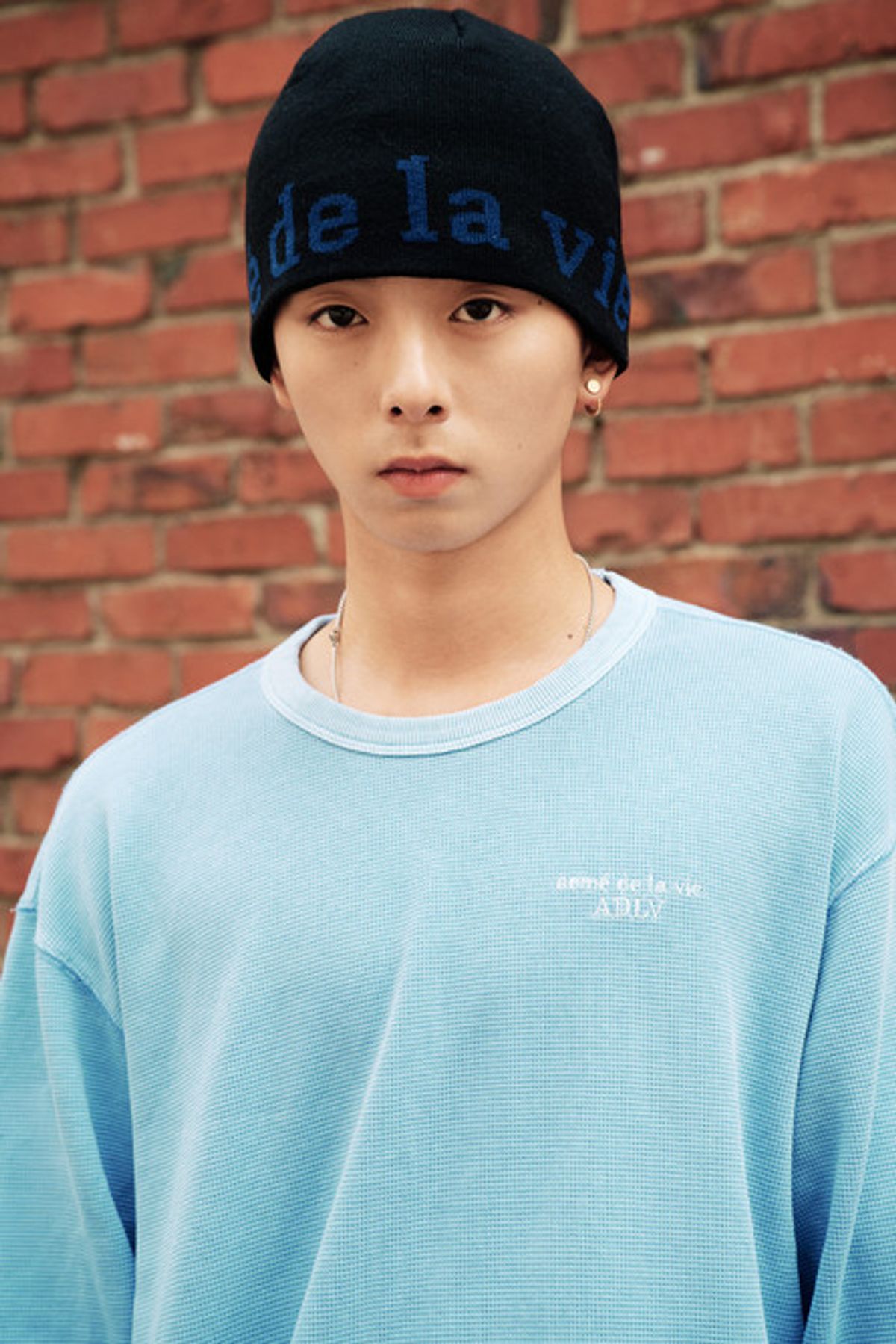 아크메드라비(ACME DE LA VIE) WAFFLE WASHING LONG SLEEVE T-SHIRT