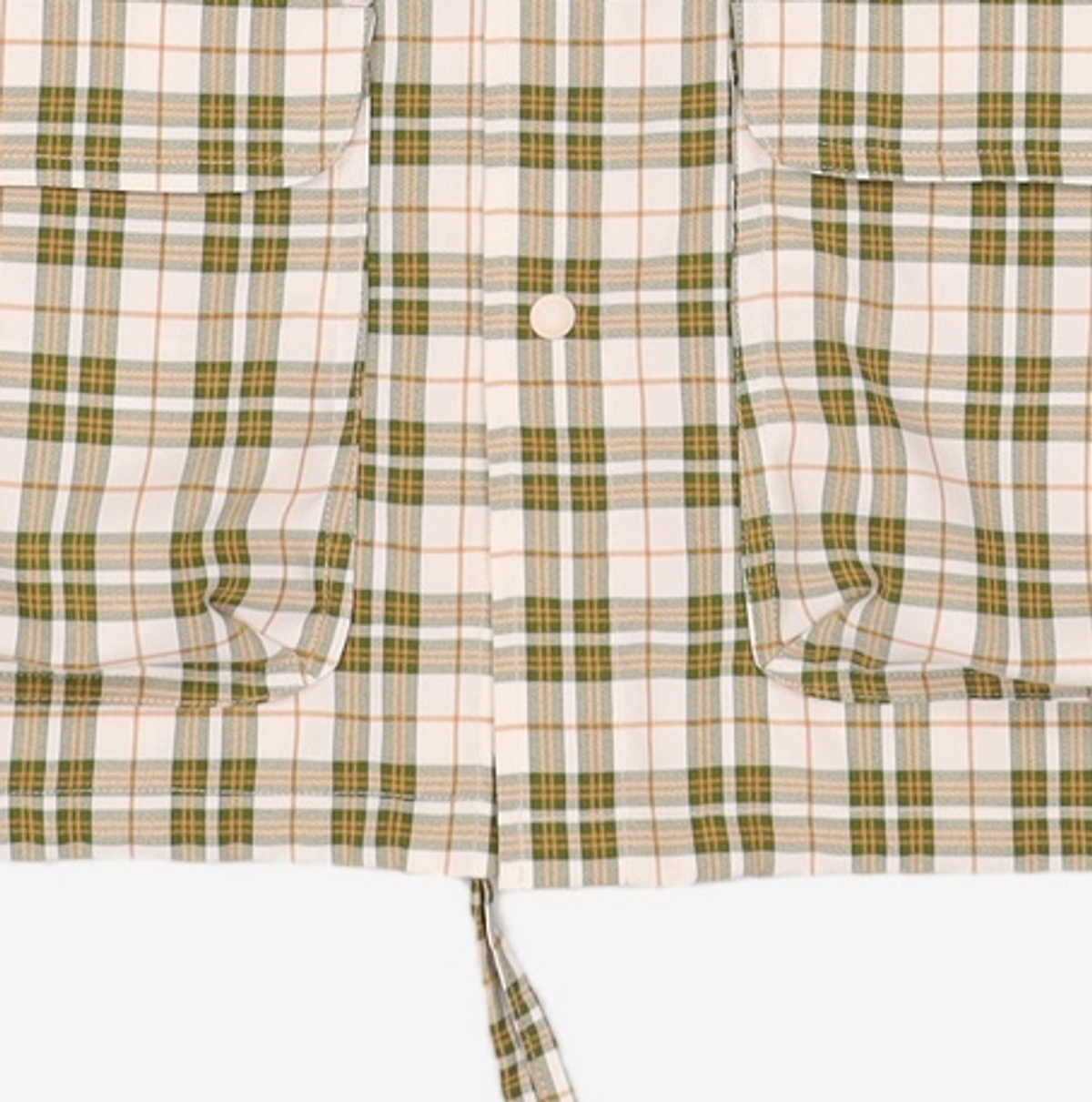 모노플로우(MONOFLOW) 더블포켓 체크 셔츠 DOUBLE POCKET CHECK SHIRTS L