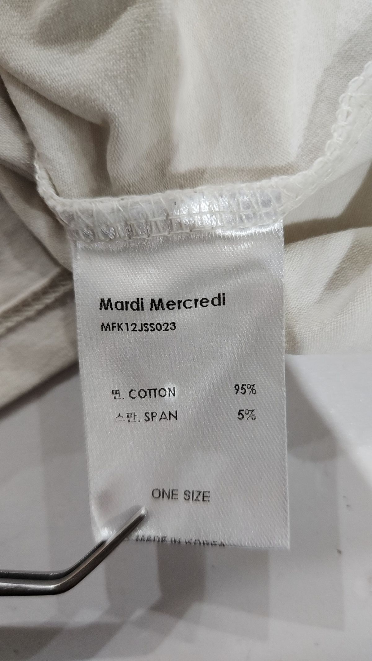 마르디 메크르디(MARDI MERCREDI) 반소매 티셔츠 ONE