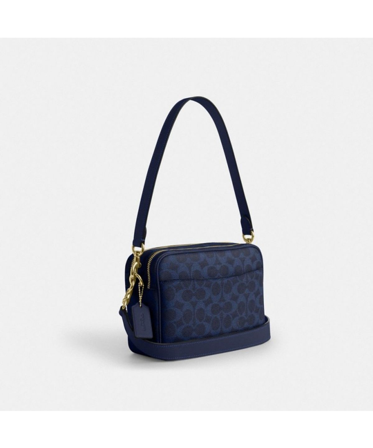 코치(COACH) 캐리 크로스바디 백 인 시그니처 캔버스 CEK66 IMNAV