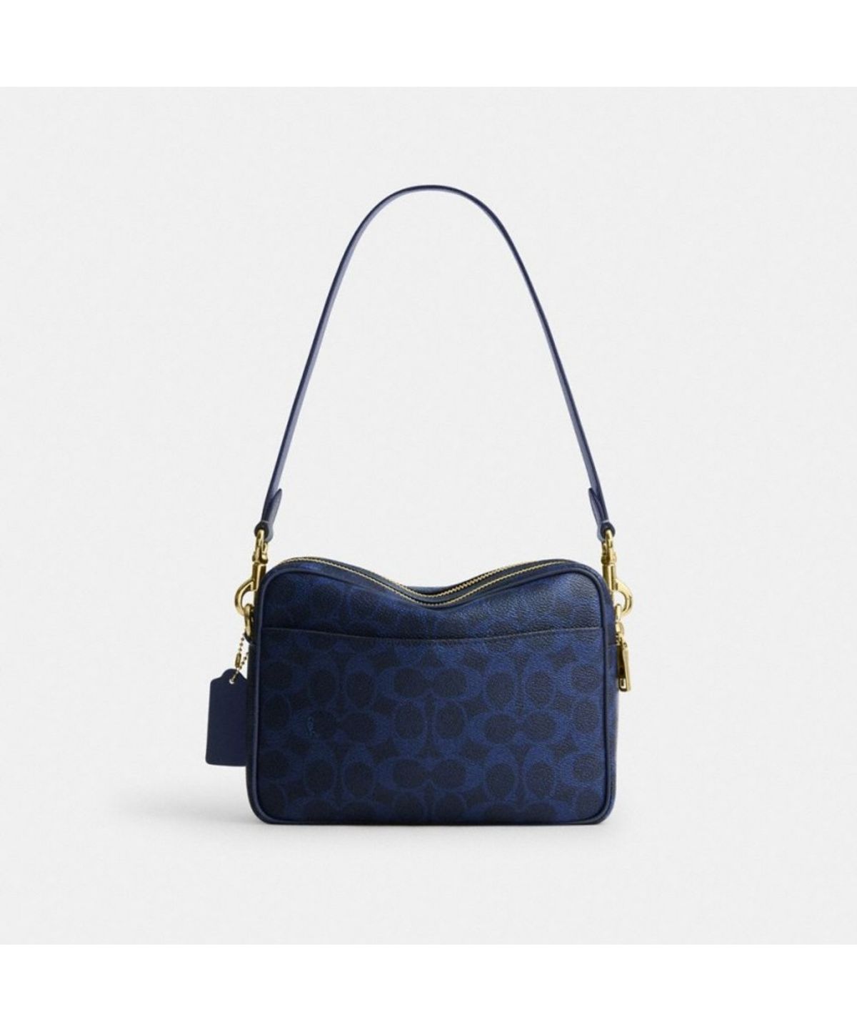 코치(COACH) 캐리 크로스바디 백 인 시그니처 캔버스 CEK66 IMNAV