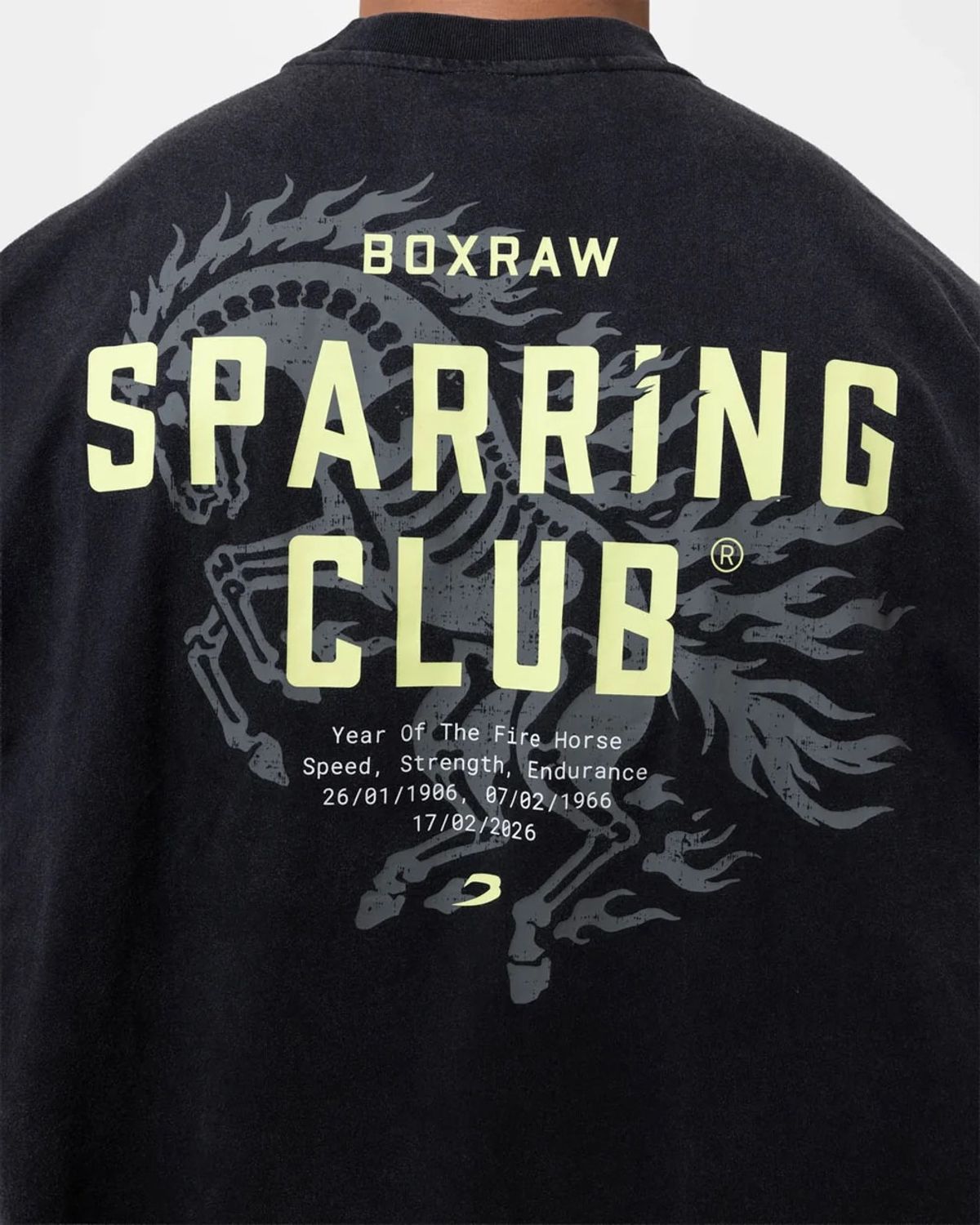 복스로(BOXRAW) 스파링 클럽 파이어 호스 오버사이즈 탱크탑 BXRW-SCGTK [블랙]